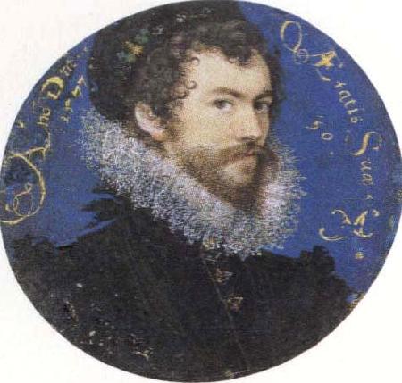 Nicholas Hilliard Self-Portrait,Aged Thirty